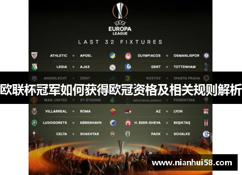 欧联杯冠军如何获得欧冠资格及相关规则解析